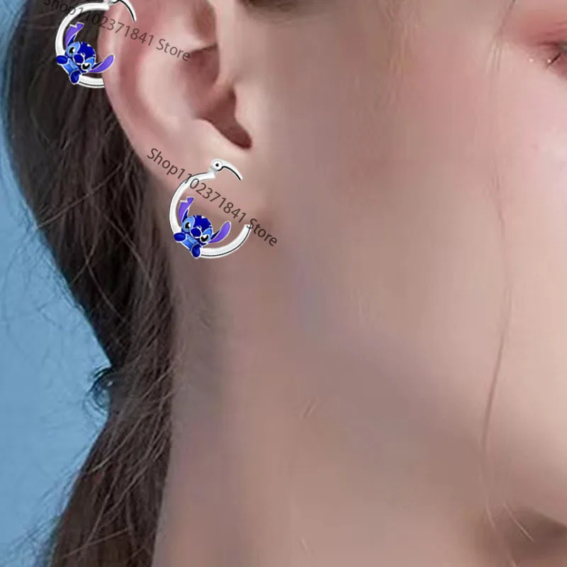 

Disney Lilo & Stitch Earring for Women Charm Creative Delicate Jewelry Cute Wedding Trend Jewelry Decoration Anime Earrings Gift