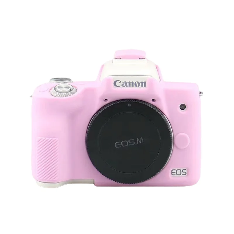Силиконовый кожаный чехол для брони защитный Canon EOS M50 Mark II M 50 внутренний мягкий