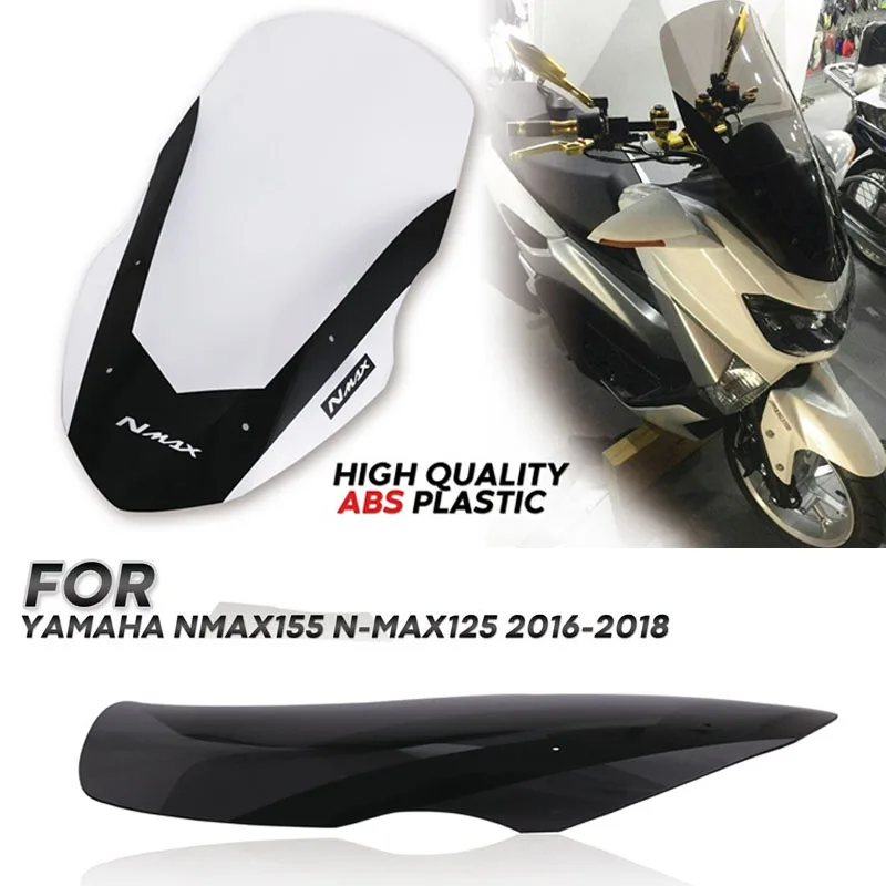 

Ветровой экран для NMAX155 NMAX125, аксессуары для мотоциклов, экран для ветрового стекла NMAX 125 NMAX 155 2016-2018