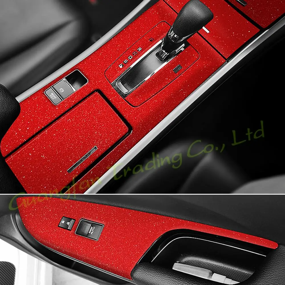 

Car Interior Center Console Dark Flash Stars Point Diamond Shine Color Change Stickers Decals For Honda Accord 9 Gen 2014-2016