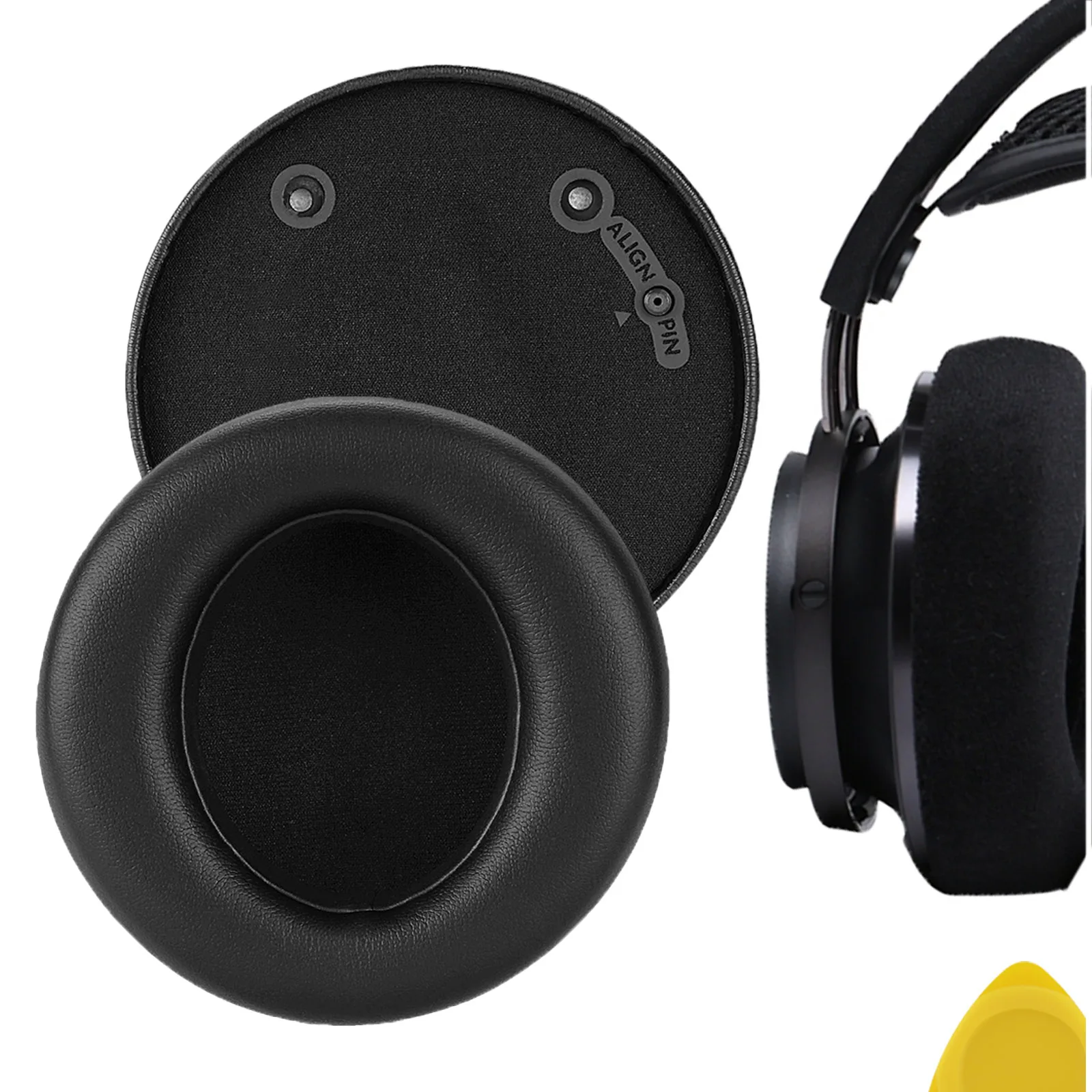Сменные амбушюры Geekria QuickFit для Philips Audio Fidelio X2HR X1 черные