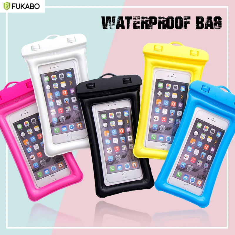 

Universal Waterproof Case Airbag Swimming Bag Sealing Waterproof Phone Bags For iPhone 11 Pro Xs Max XR 8 7 For Samsung A50 A51