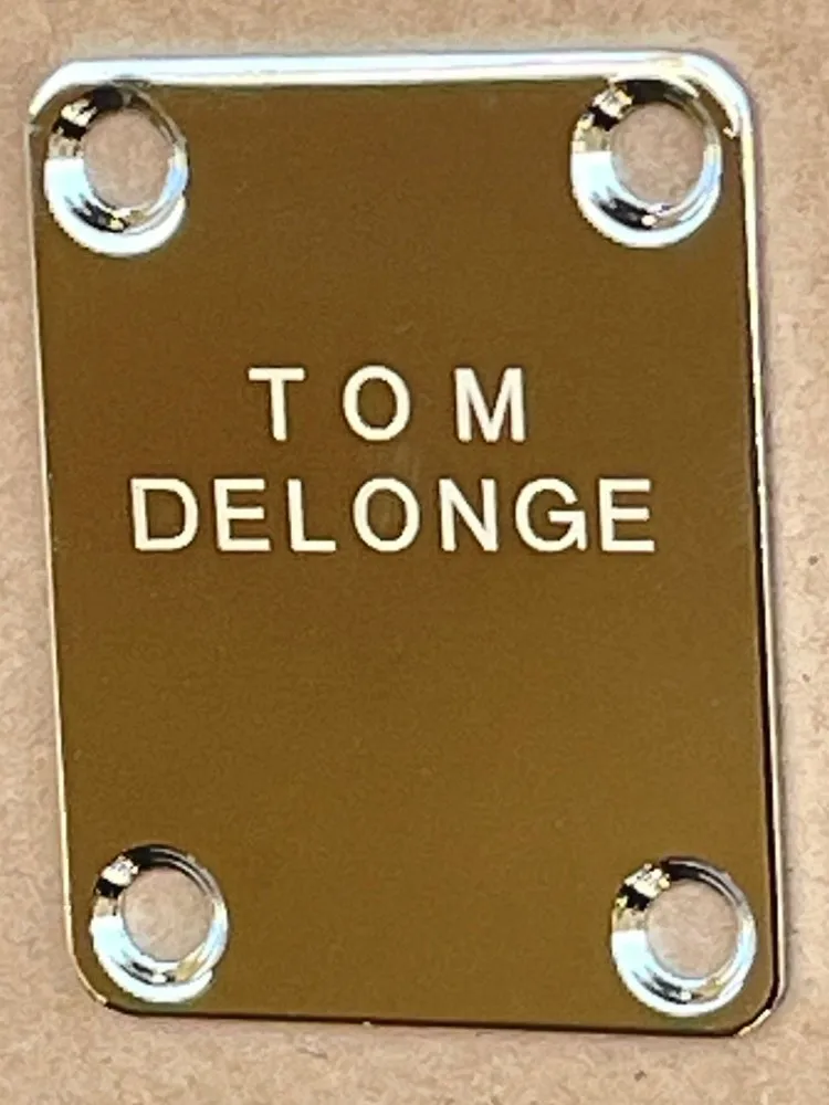Новое поступление! Высокое качество Tom Delonge хромированная Шейная пластина Strato