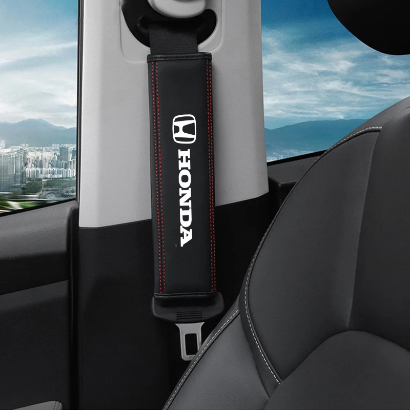 2 шт. накладки на ремень безопасности автомобиля Honda Mugen Power Accord Civic CRV Hrv Jazz CBR VTEC VFR