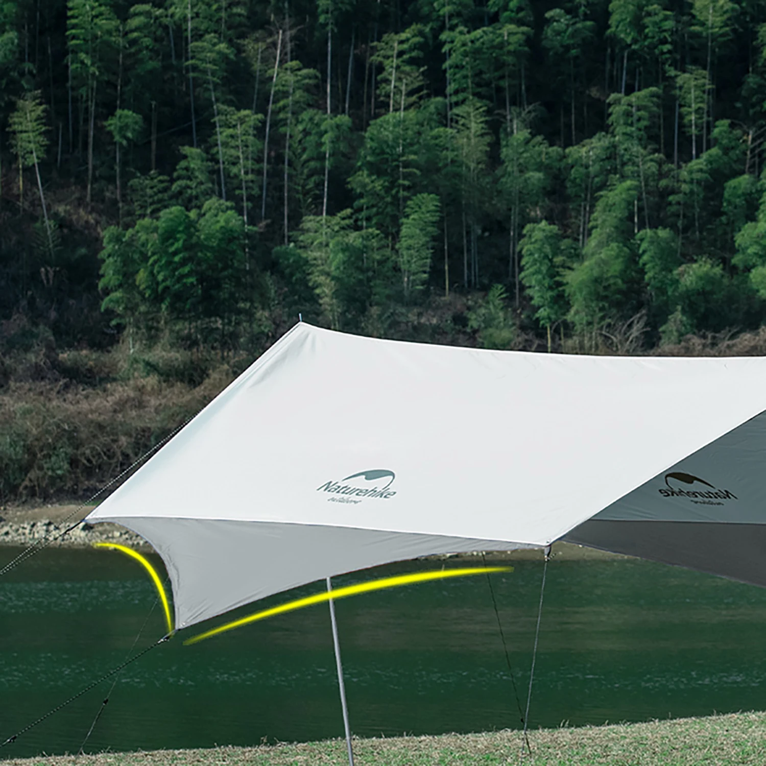 Naturehike Сверхлегкий портативный Кемпинг солнцезащитный Укрытие Открытый