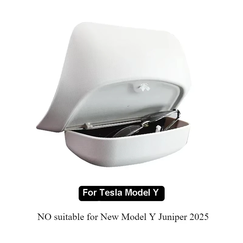 

Коробка для автомобильных очков для Tesla Model Y 3 3+, оригинальный дизайн, солнцезащитные очки, солнцезащитный козырек, зажим для карт, модификация для хранения, аксессуары 2017-2024
