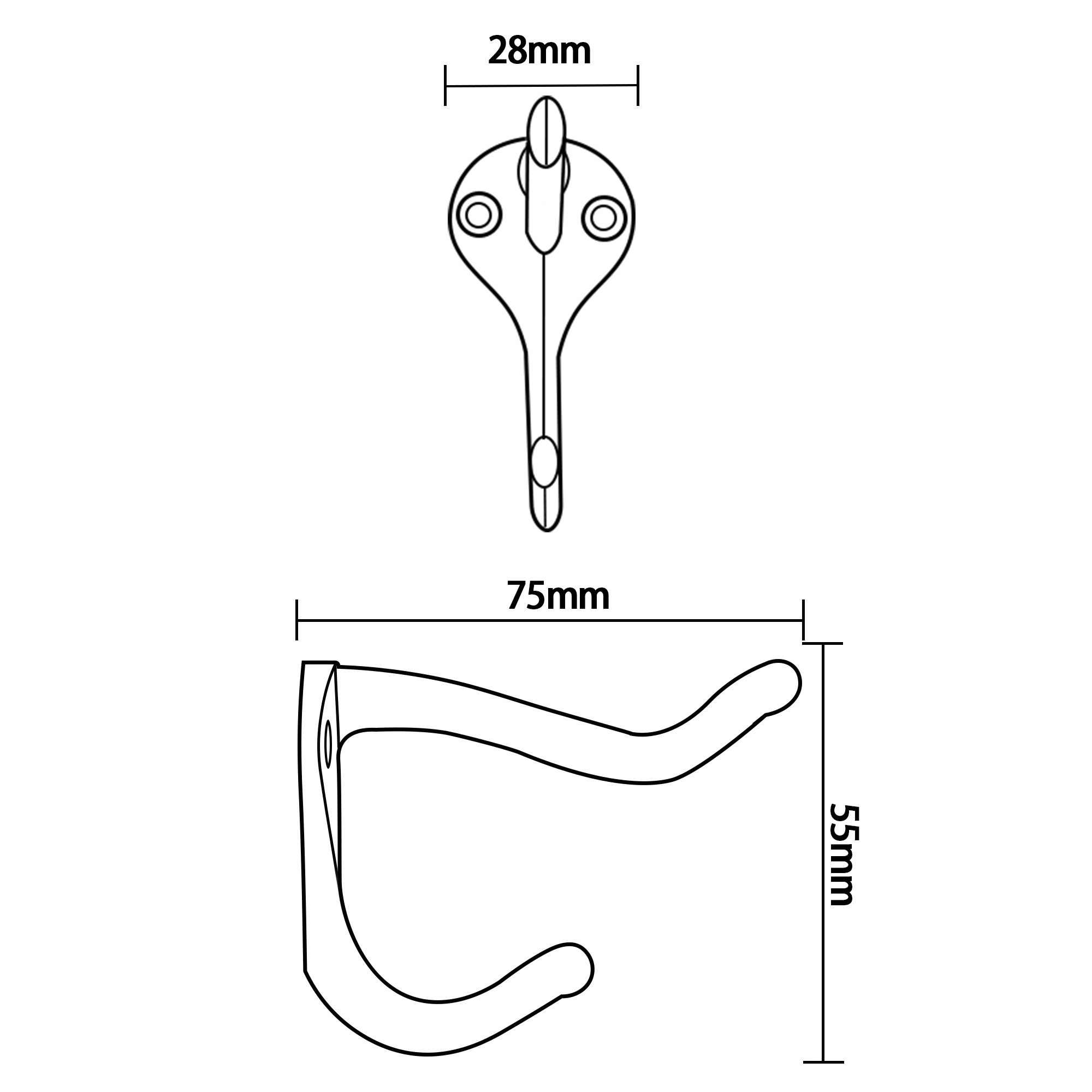 1 шт. настенный крючок для одежды вешалка пальто халата мебельный из нержавеющей