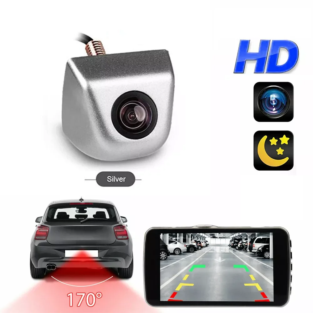 

Wide Angle Car Universal Reversing Camera Waterproof Night Vision Automobile Rear View Cam Backup Vehicle Accessories
