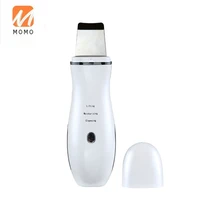 hot sale ultrasonic skin scrubber peeling shovel ion acne blackhead remover deep cleaning machine face lifting facial massager