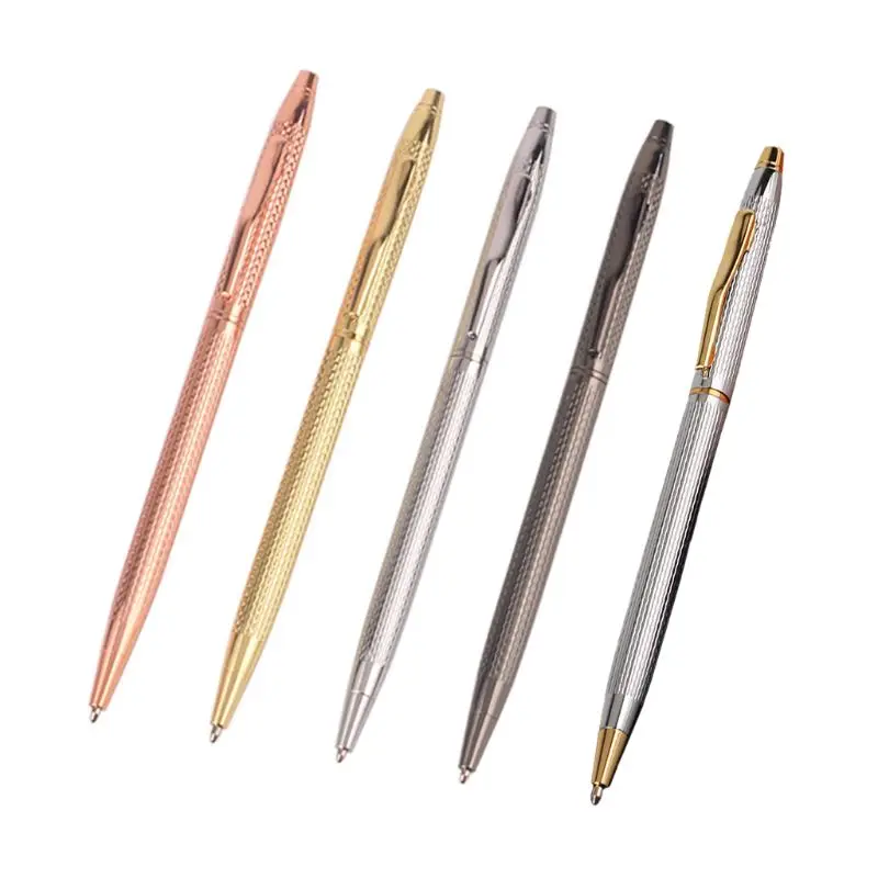 

Metal Ballpoint Pen Black Business Writing Office School Supplies Stationery