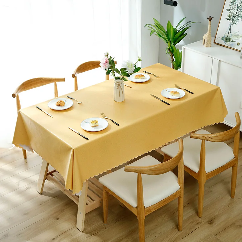 

BG24 Lace tablecloth Oil-proof waterproof non-washable pvc table cloth printed hotel table cloth coffee table mat