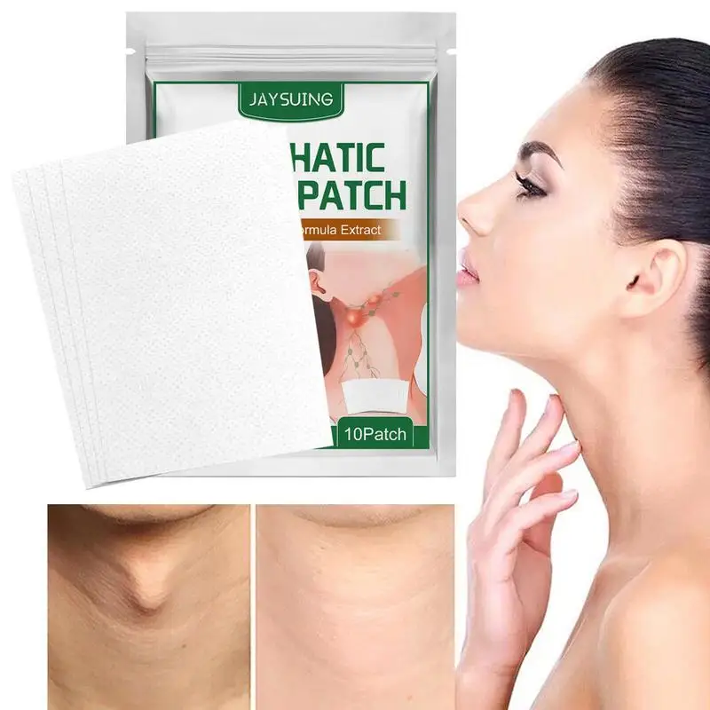 

Lymphatics Drainage Patches 10 Pcs Body Unblocking Health Sticker Lymph Node Herbal Detoxs Patch Herbal Lymph Care Patch