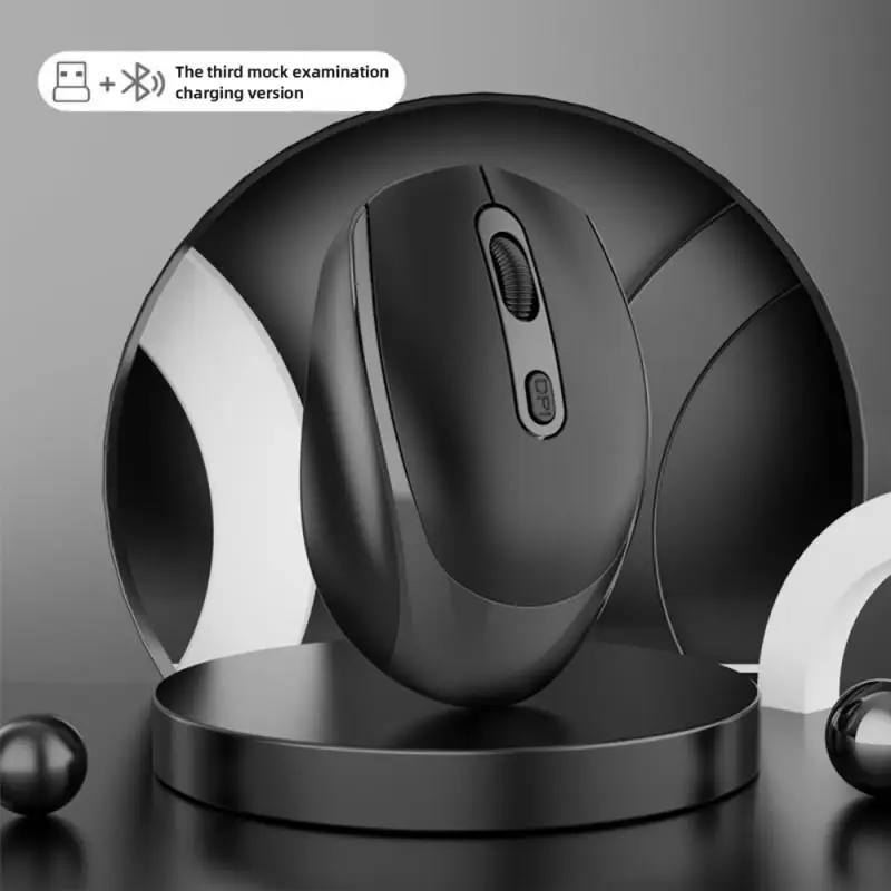 

Портативная беспроводная мышь 2,4 ГГц с Usb-приемником, удобная компьютерная мышь для ноутбука Morandi 500 мАч, Офисная беззвучная противоскользящая мышь