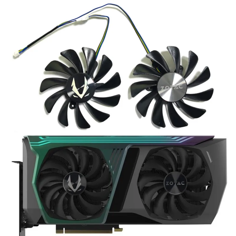 

Новый DIY 95 мм CF1010U12S GA92S2U 4PIN, для ZOTAC GAMING GeForce RTX 3070 AMP HOLO охлаждающий вентилятор для видеокарты