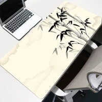 ink stroke bamboo mouse pad xxl non slip notebook game accessories desk pad mini pc computer keyboard mousepad waterproof carpet
