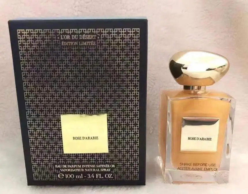 

top quality brand women rose d'arabie perfume floral long lasting natural taste with atomizer for men fragrances