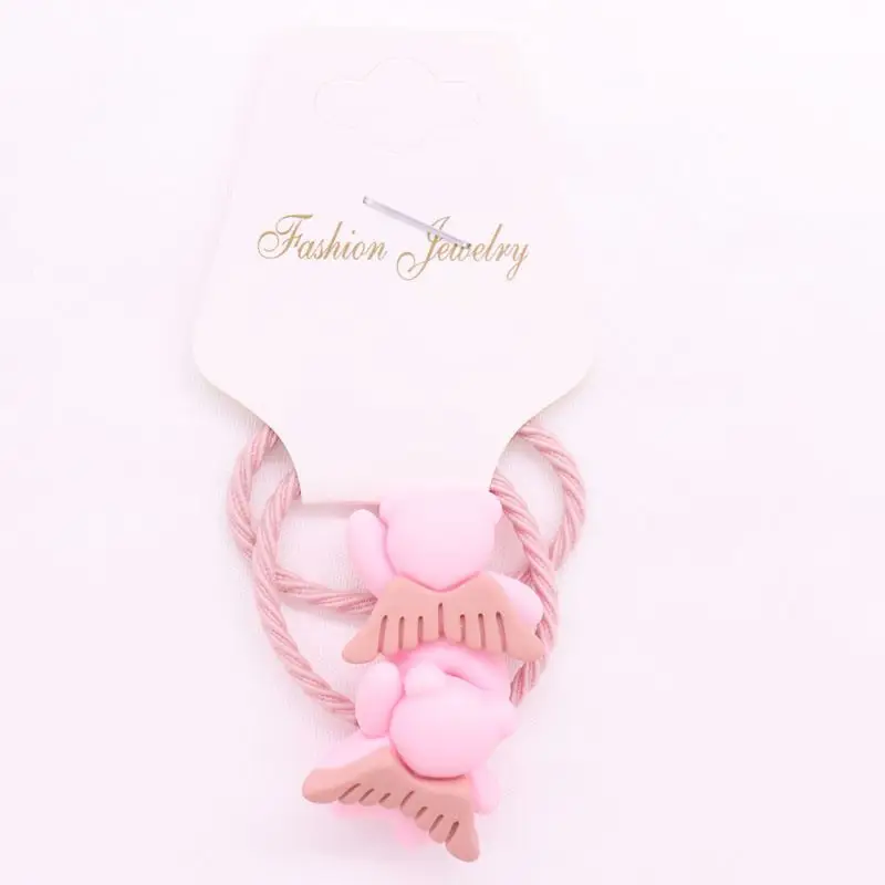 2 шт./компл. мультяшный красочный аксессуар для волос с изображением медведя