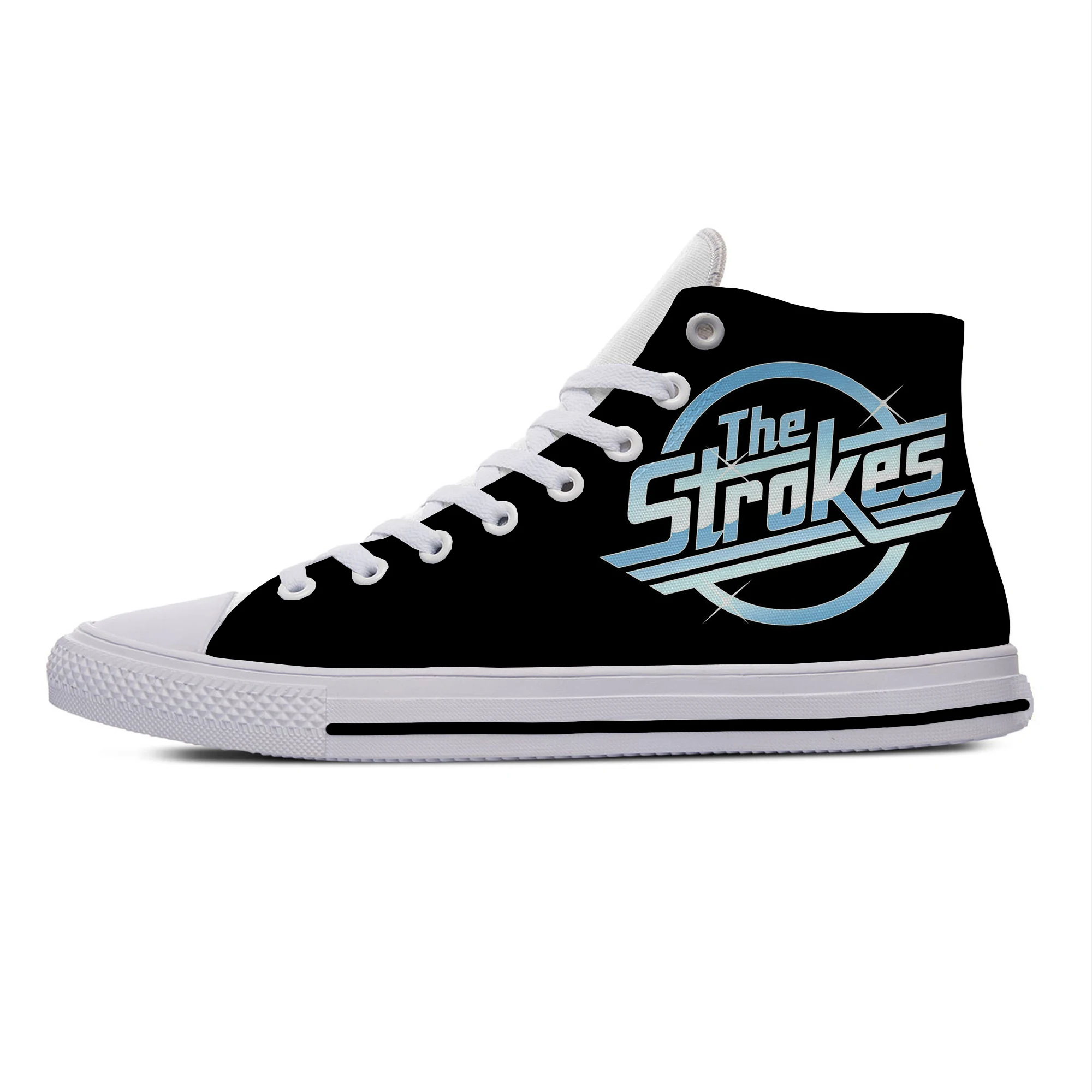 

Hot Strokes Indie Rock Band The Fashion Cool Summer Casual Shoes Breathable Men Women Sneakers High Top Lightweight Board Shoes