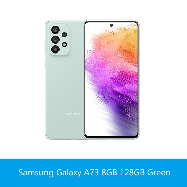 Samsung Galaxy A73 смартфон с 5,7-дюймовым дисплеем, процессором Snapdragon 100% G, 778 Гц, 120 мАч, 5000 МП 