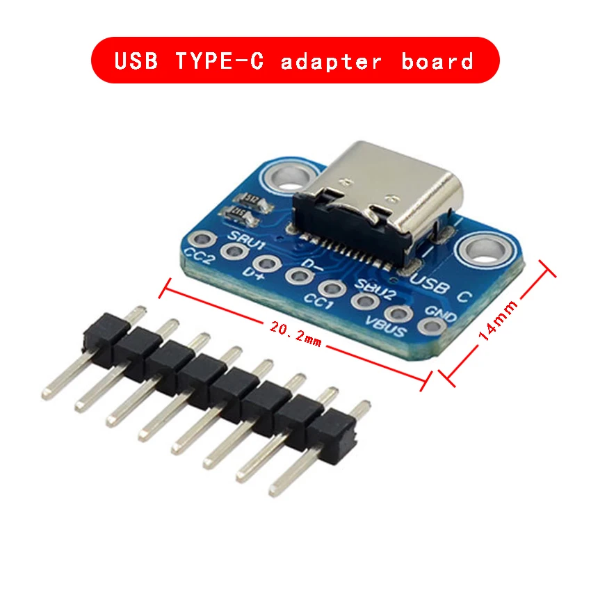 

JCD TYPE-C Тестовая плата USB3.1 16P