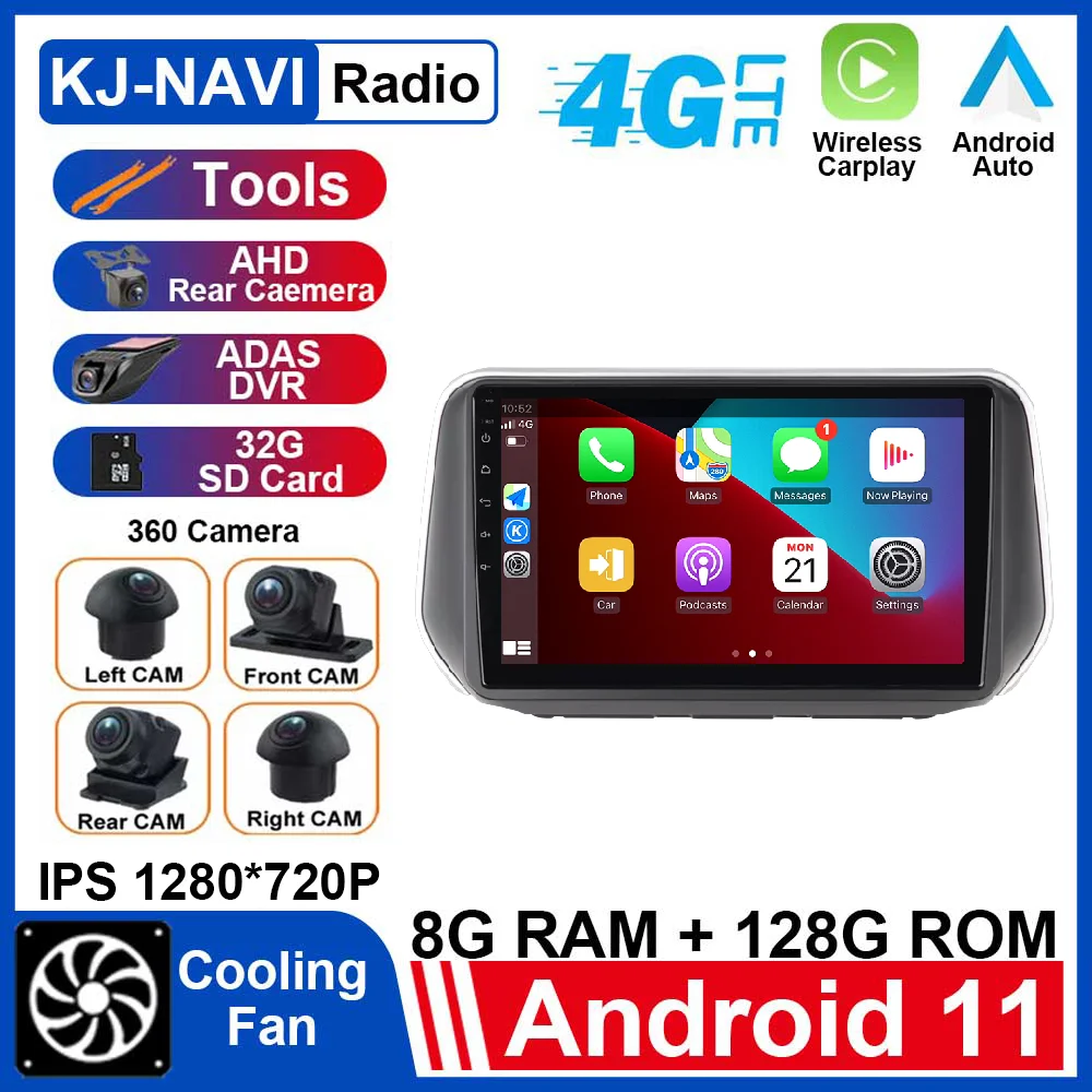 

10.1 inch Car Multimedia Player Android 11 For Hyundai Santa Fe IX45 2018 2019 2020 2021 Car Radio Video Car Stereo Navi GPS