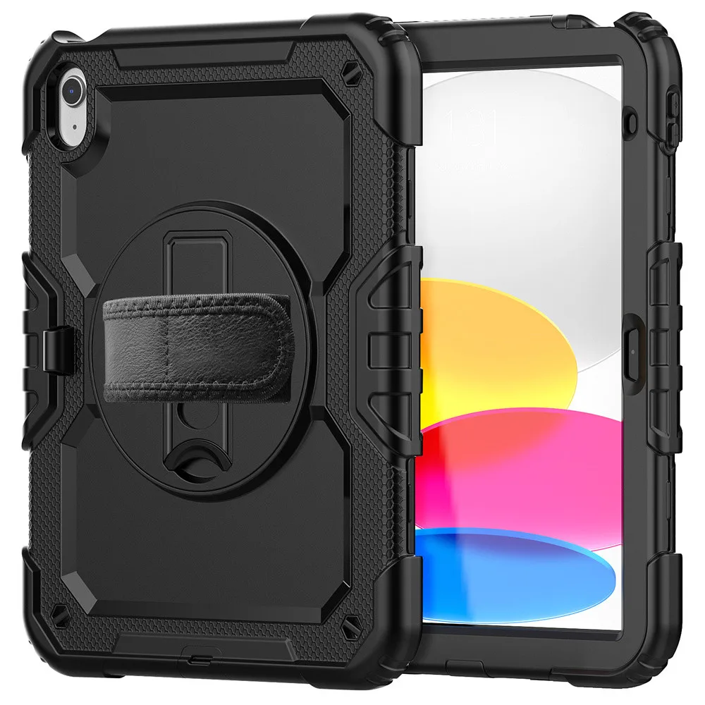 Фото Противоударный чехол-броня для iPad A16 11-го поколения 2025 и 10-го поколения 2022 (11 дюймов, 10.9 дюймов) с защитой экрана для детей №1