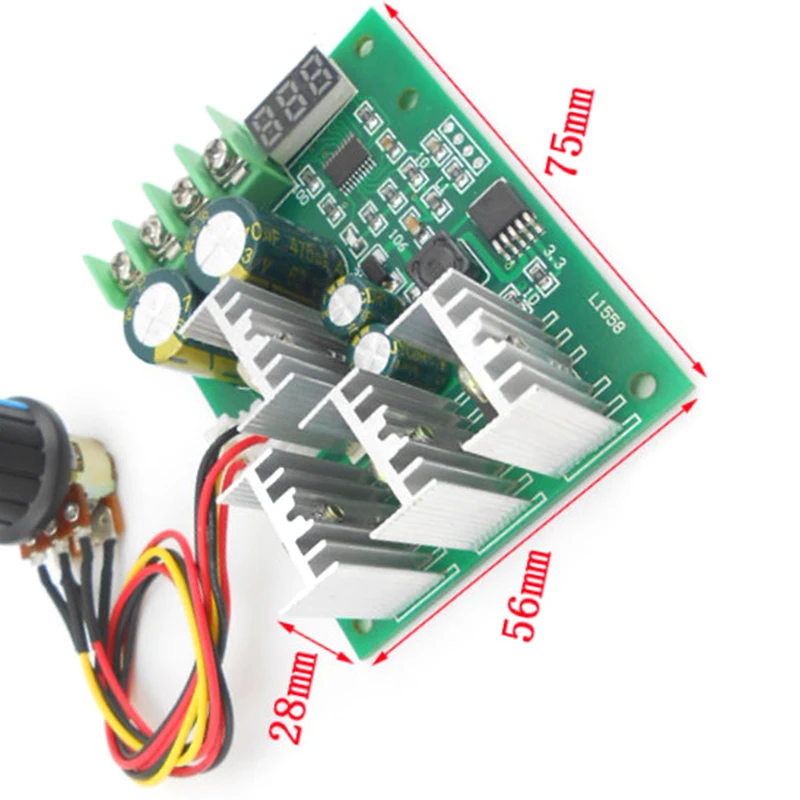 Регулируемый цифровой регулятор скорости двигателя устройство управления