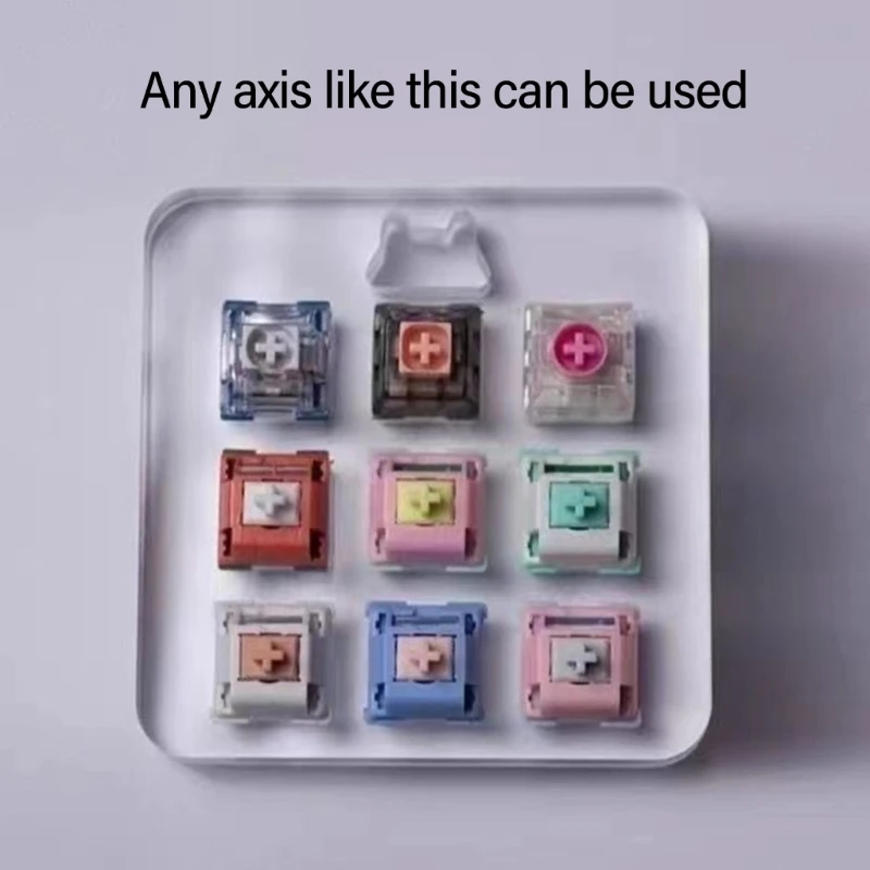 Колпачки для клавиш с подсветкой из смолы механических клавиатур полупрозрачные