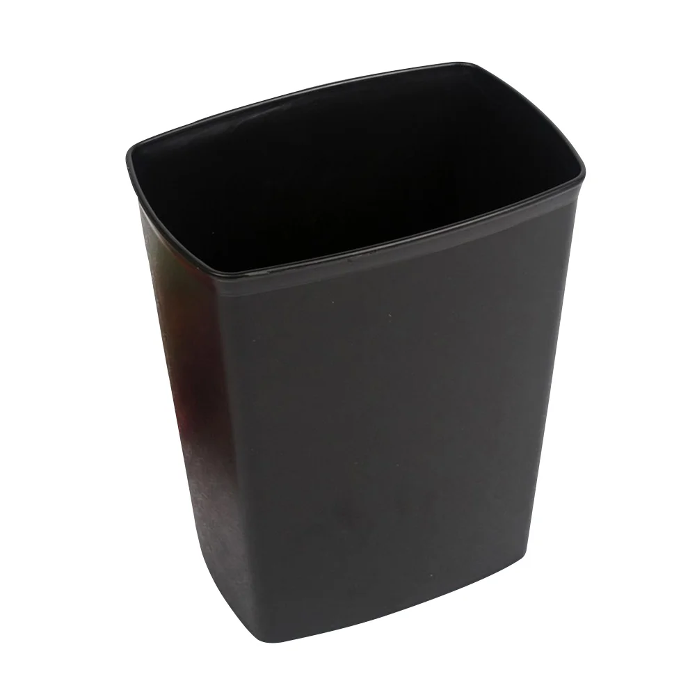 

Black Plastic Household Trash Can for Kitchen Living Room and Bedroom Cleaning Needs