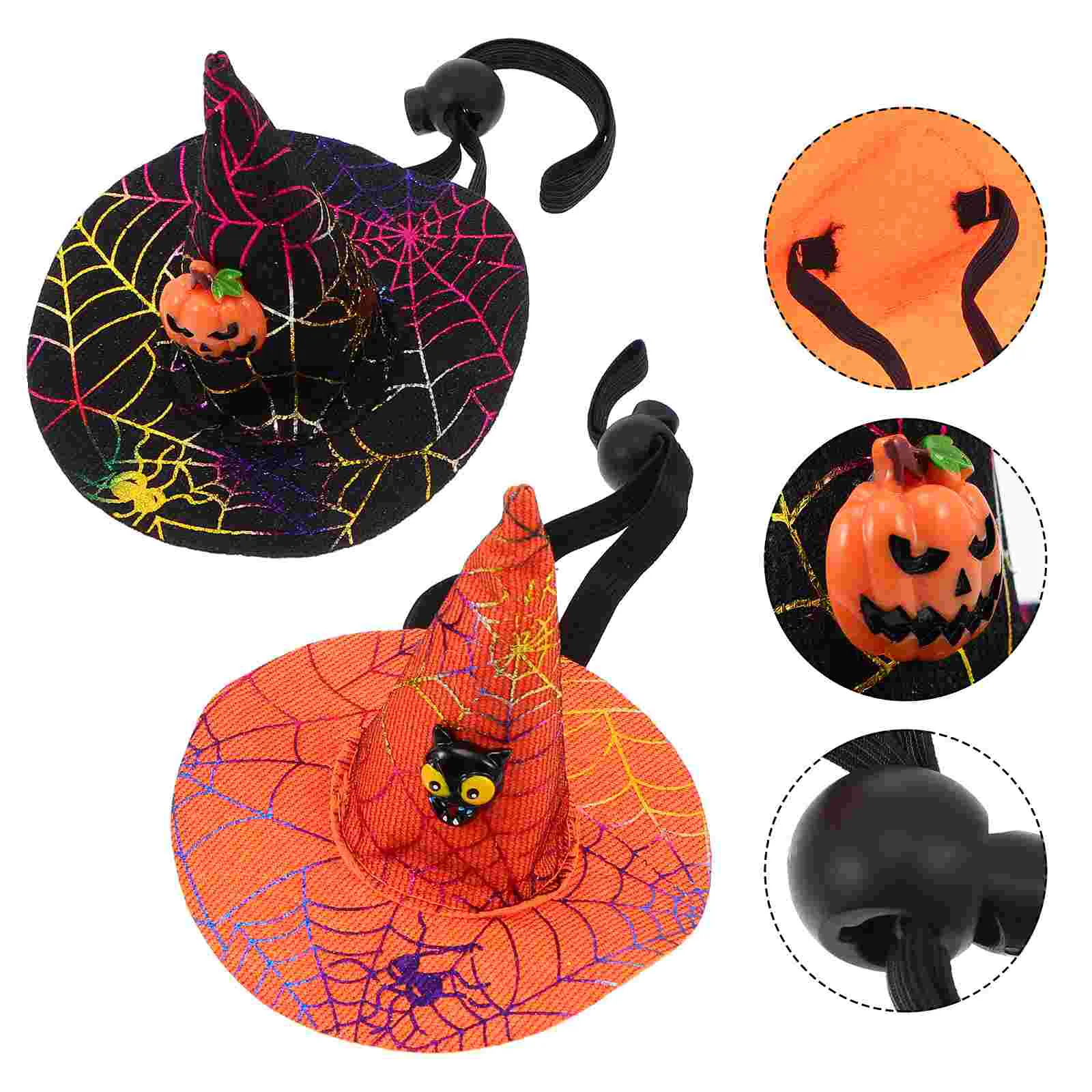 

Petheaddress Hat Dog Witch Themed Decor Headhairband Festival Headband Hats Cat Accessory Hair Costumes Apparel Costume Small