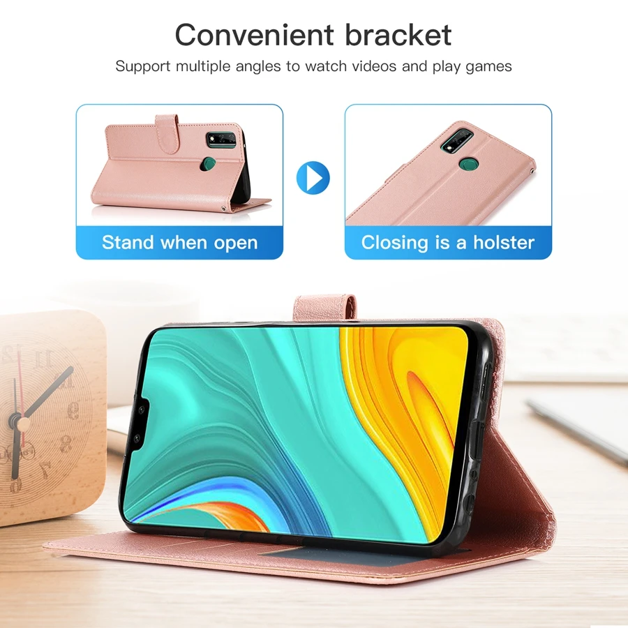 Wallet Leather Case For Huawei P40 P30 P20 Lite Pro P Smart 2021 Y5P Y6P Y7P Y5 Y6 Y7 Y9 2019 Y5 Y6 Y7 2018 Honor 20 10 Lite 10i