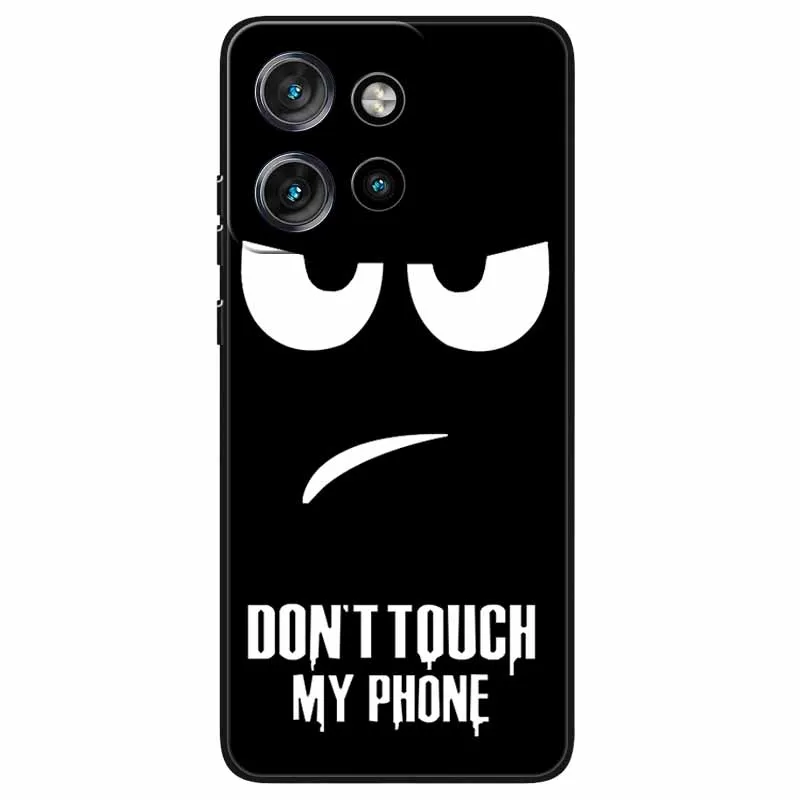 Чехол для телефона Motorola ThinkPhone 25 черный бампер силиконовые ТПУ Мягкие Чехлы Moto