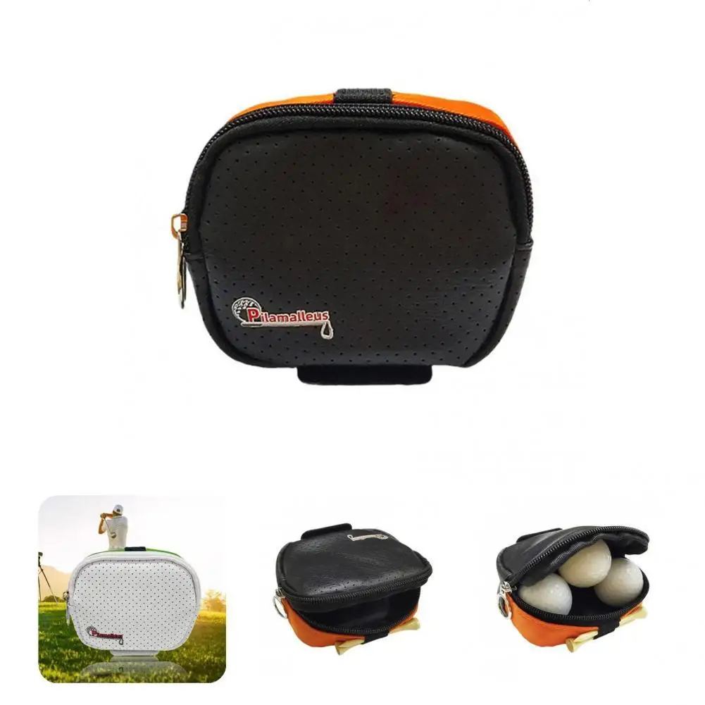 

Useful Golf Ball Pouch with 2 Tees Holder Accessories Useful Dedicated Golf Ball Bag Golf Ball Organizer Golf Ball Bag