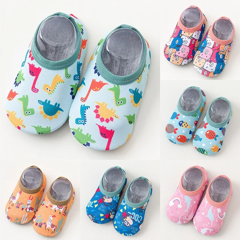 

Baby 1 Pair Non-slip Floor Socks Boy Girl Spring Summer Breathable Home Socks Cotton Cartoon Protector Ankle Socks for Kids