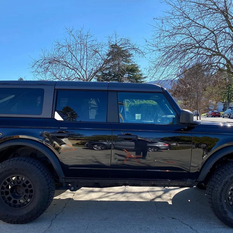 Треугольная накладка на заднее окно автомобиля для Ford Bronco 2021-2024 внешние