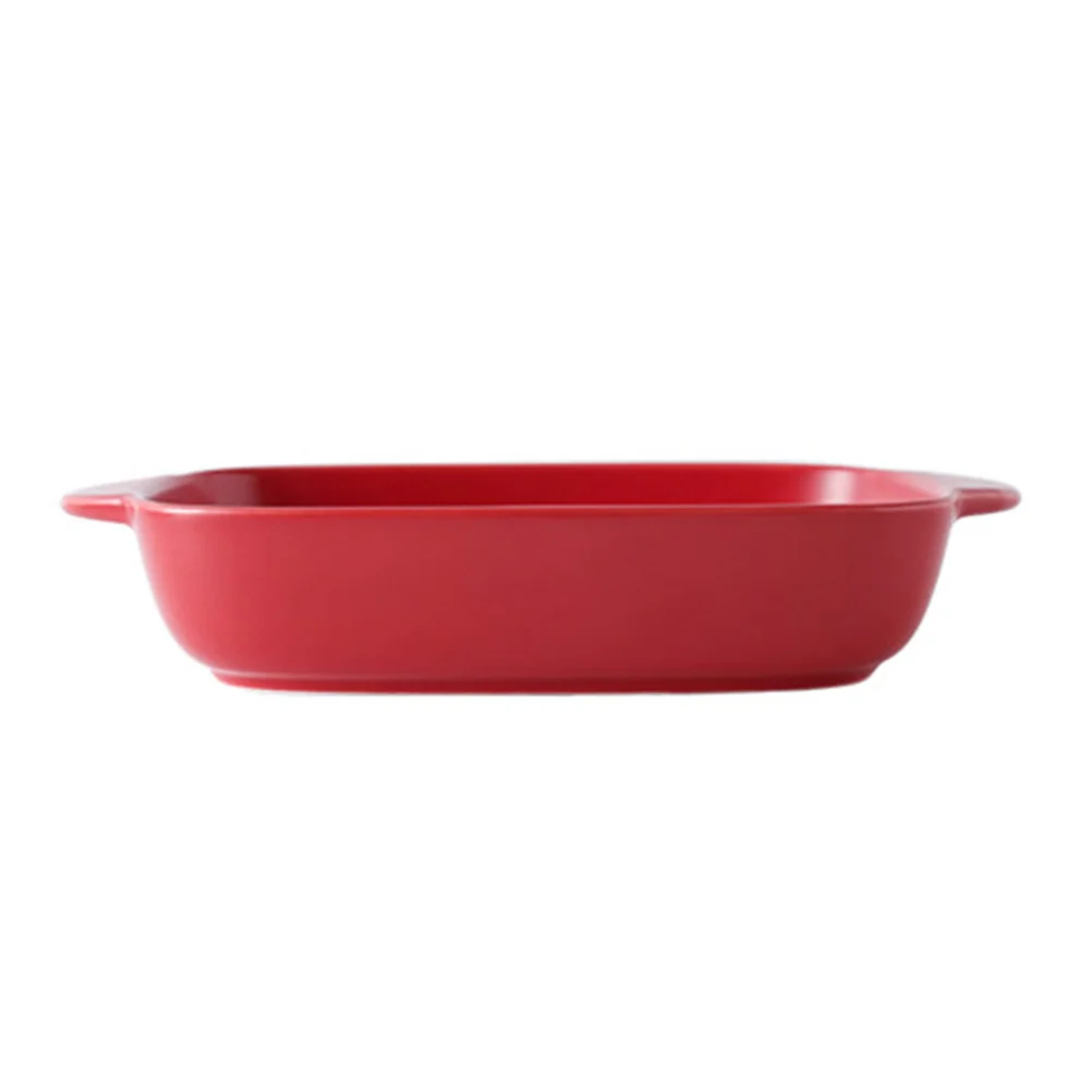 

Baking Dish Pan Ceramic Lasagna Plate Oven Porcelain Plates Cake Rectangular Bowl Bakeware Fruit Toaster Tray Appetizer Grill