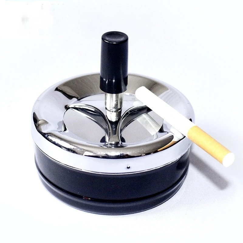 

Portable Dining Table Round Rotating Cigarette Ash Tray Hotel Decoration with Lid Ashtray Cute Ash Tray Weed Cigar Ashtrays