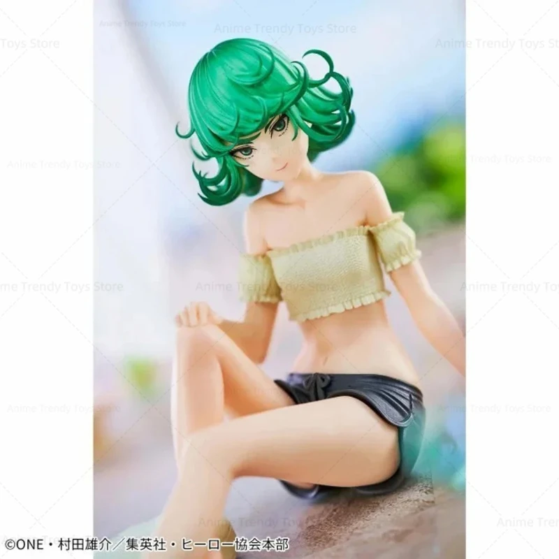 Фото В наличии оригинальная фигурка Banpresto Marktpannen Zeit One Punch Man Tatsumaki Fubuki, аниме Echte Sammeln Modell Geschenk WY №5