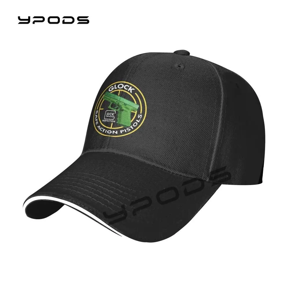 

Men's Bomber Hats Cool Glock 19 USA Handgun Pistol For Men's Women's Hat Baseball Snapback Cap Trucker Hat Casquette Homme