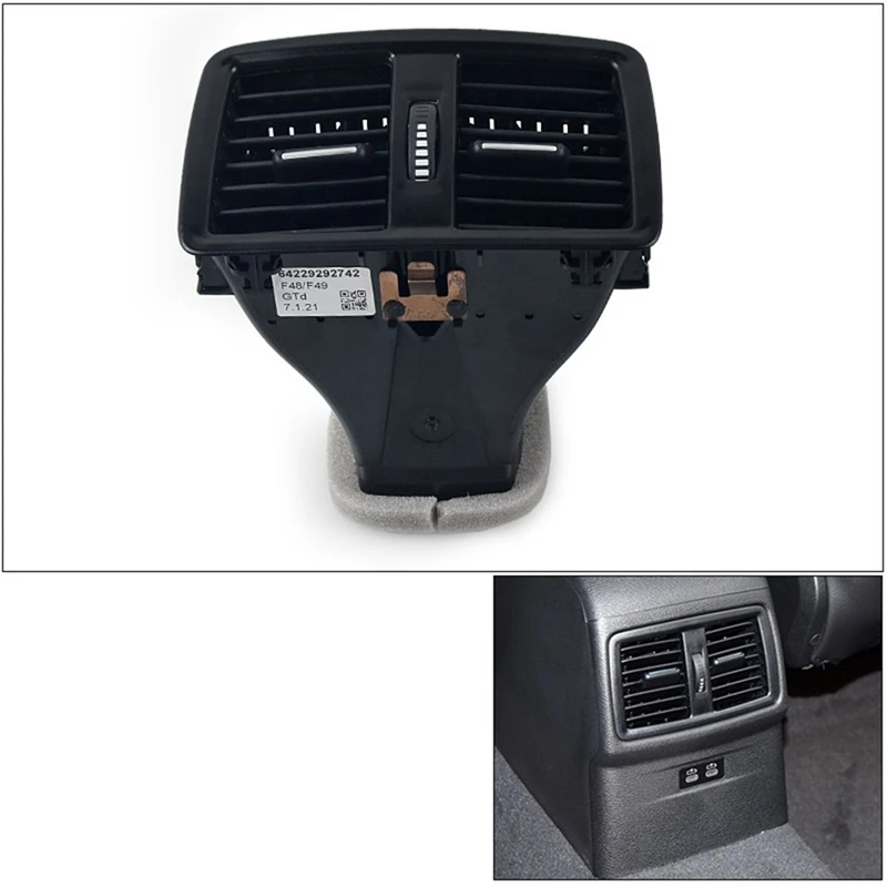 Решетка вентиляционного отверстия для заднего кондиционера полная сборка BMW X1 X2