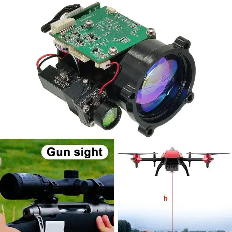 Лазерный дальномер OEM 1535 нм 10 км RS422 инфракрасный сенсорный модуль ИК-приемник 0 5