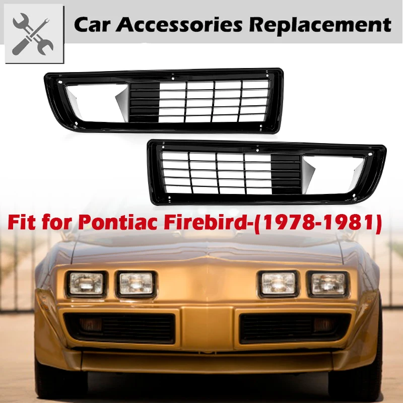 Rhyming Front Bumper Grill Lower Intake Grille 10010503 10010504 Car Accessories 1 Pair Fit For Pontiac Firebird 1979 - 1981