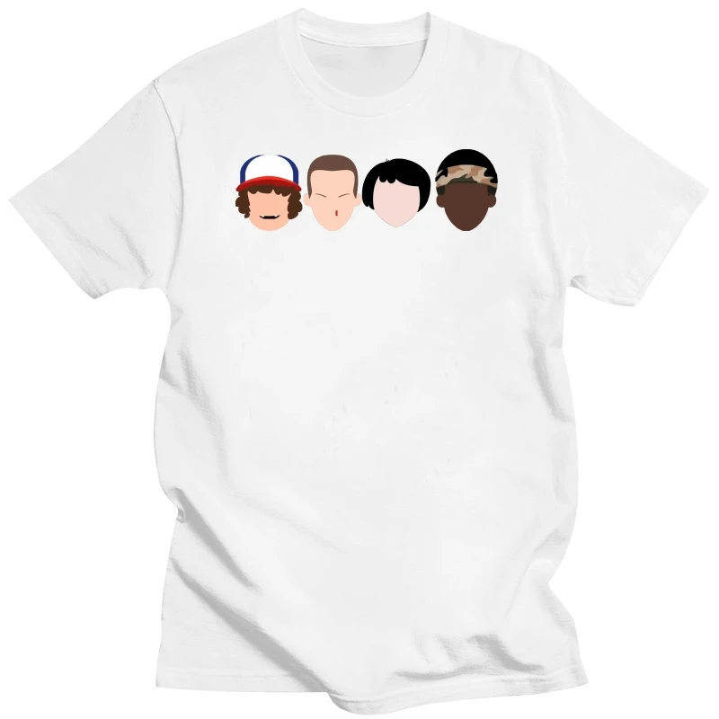 Set Stranger Eleven Things Horror Dvd Men Short Sleeves T Shirt Top Tee Basic Tops