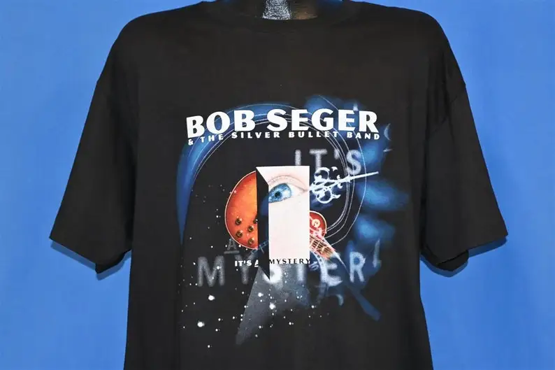 Футболка 90-х Bob Seger And The Silver Bullet Band It's A Mystery Extra Large