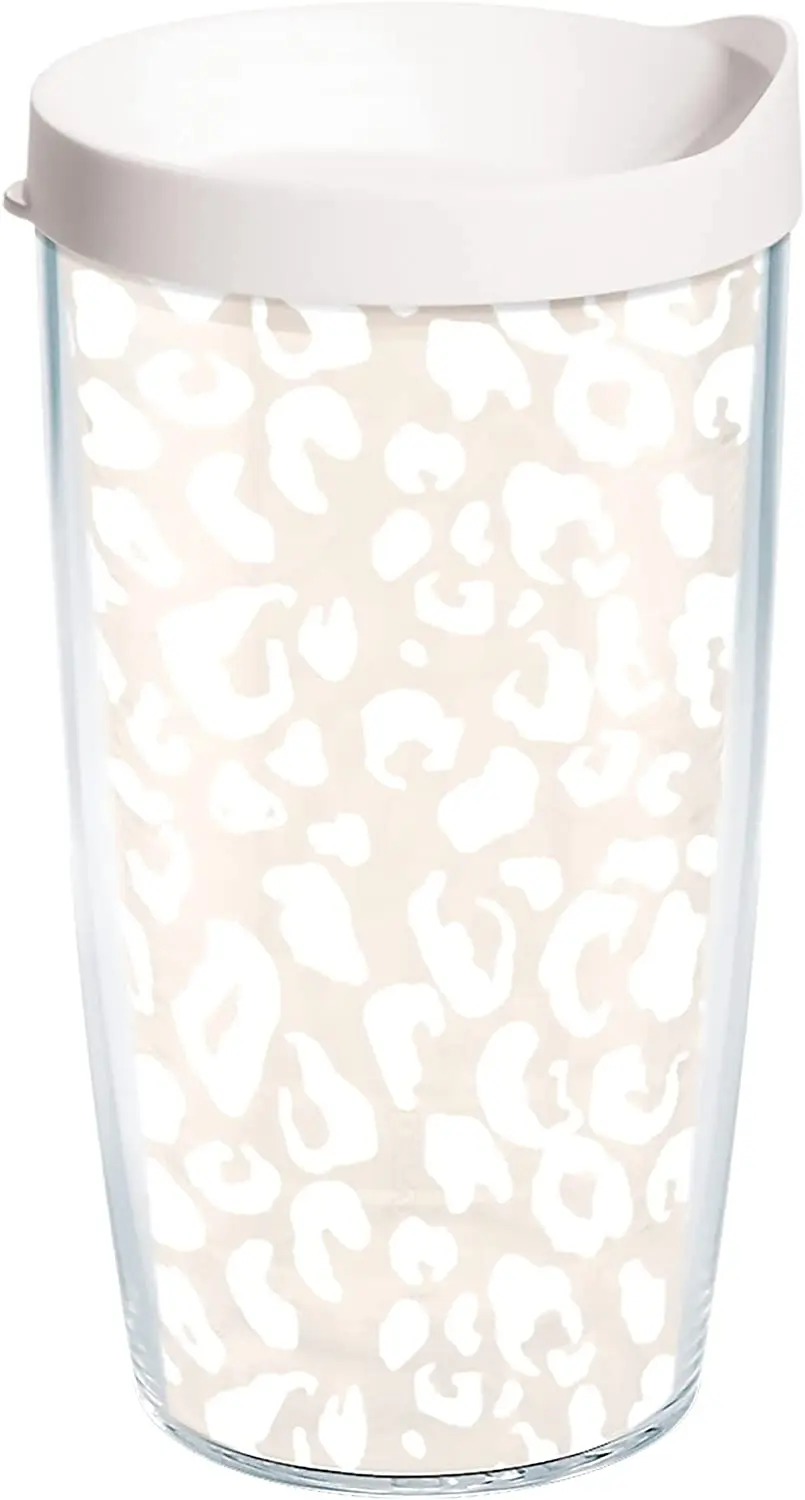 

Fashion Double wall leopard animal print insulated cup keeps drinks cold and hot, 473, classic Water Bottles Cup