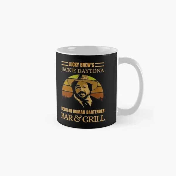 

Jackie Daytona Regular Human Bartender W Mug Simple Cup Image Handle Round Photo Tea Design Drinkware Printed Coffee Gifts