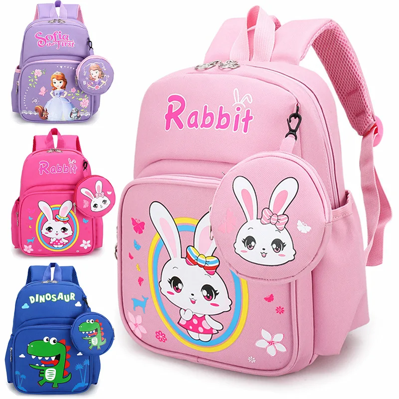

Children School Bags Rabbit Cartoon Kids Bag Cute Toddler School Boys Backpack Kindergarten Rucksack