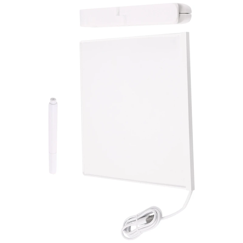 

LED Acrylic Message Board Light USB Luminous Drawing Board Memo With Bracket Children's Gift,20X20CM