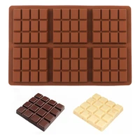 2022 new silicone molds for break apart chocolate bar molds flexible wax melt mold silicone protein and energy non stick