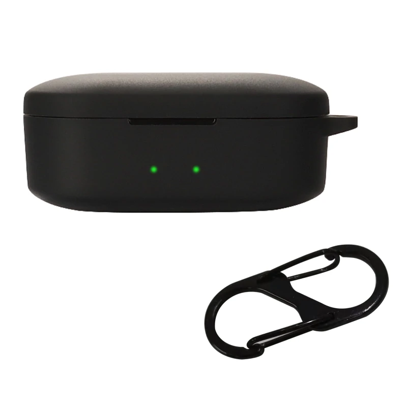 Чехол для переноски, силиконовый защитный чехол для наушников QCY T2C, пыленепроницаемый защитный чехол, чехол с футляром для зарядки